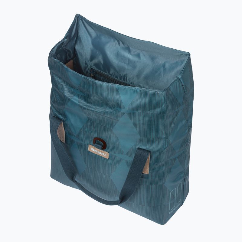 Basil Elegance Shopper 20-26 l Kombi blau Fahrradträger Tasche 5