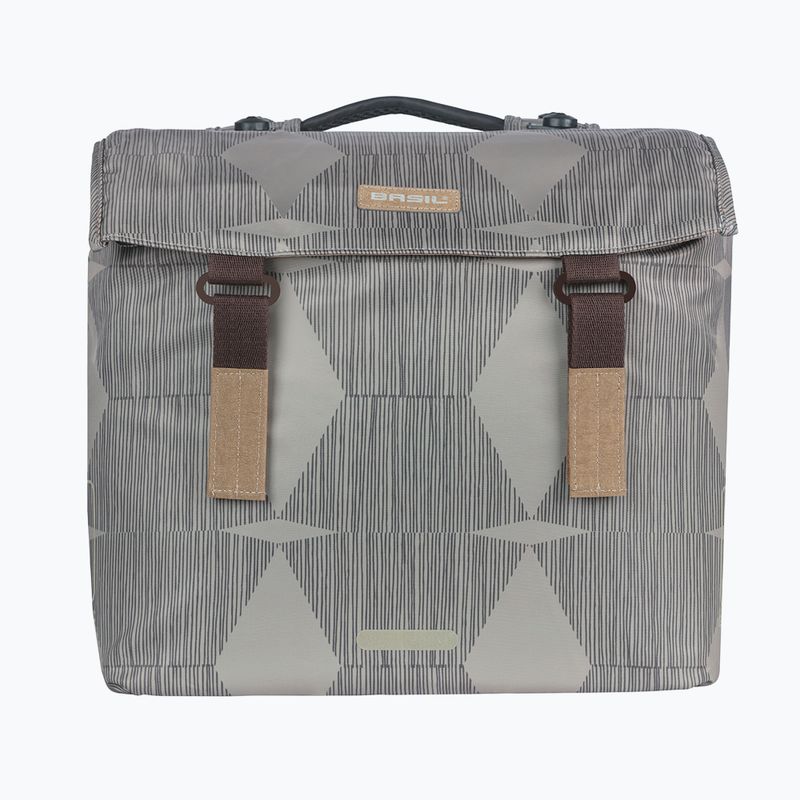 Basil Elegance Double Bag MIK Fahrradtasche 40-49 l chateau taupe