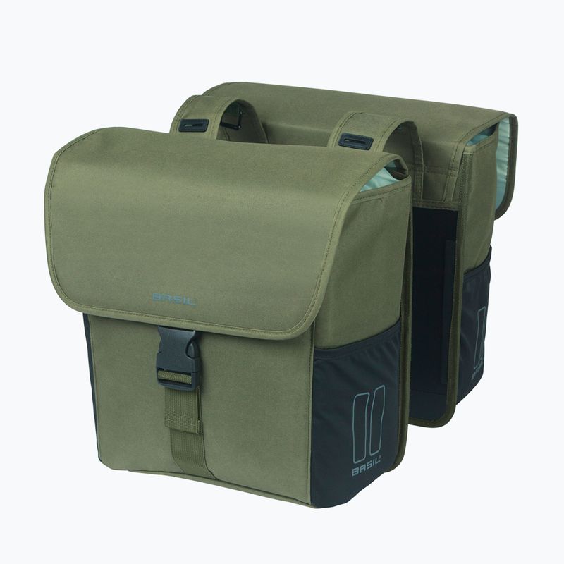 Fahrradtasche Basil Go Double Bag 32 l dark green
