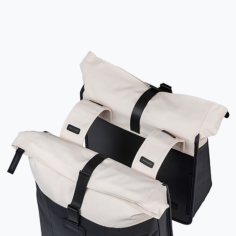 Fahrradtasche Basil Vive Double Pannier Bag 35 l off white/black 4