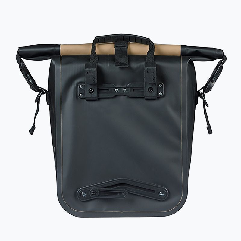 Fahrradtasche Basil Rivo M Single Bag MIK Hooks 12-15 l sand/black 4