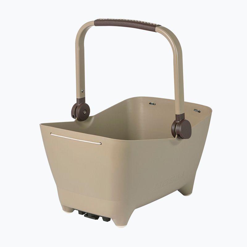 Basil Buddy 32 l braun hinten Haustier Fahrradkorb