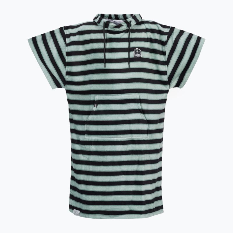Mystic Velours AOP grau-schwarzer Poncho 35018.220274