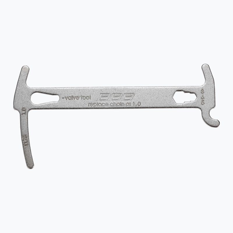 Kettenprüfgerät BBB Cycling Chainchecker With Chain Hook silver 2