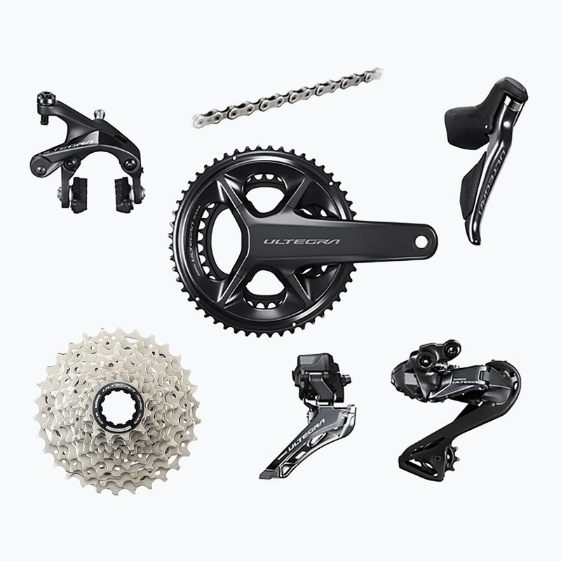 Shimano Zubehörgruppe R8100 Ultegra Di2 Felgenbremsen 170mm/52x36T/11-30