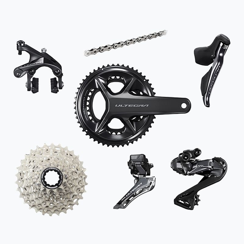 Shimano Zubehörgruppe R8100 Ultegra Di2 DM Felgenbremsen 172,5mm/52x36T/11-34