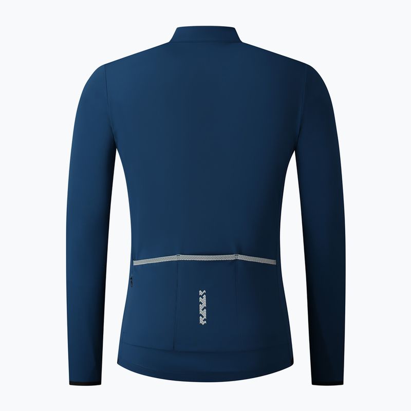 Radtrikot Herren Shimano Vertex Thermal LS Jersey blau PCWJSPWUE13MD275 6