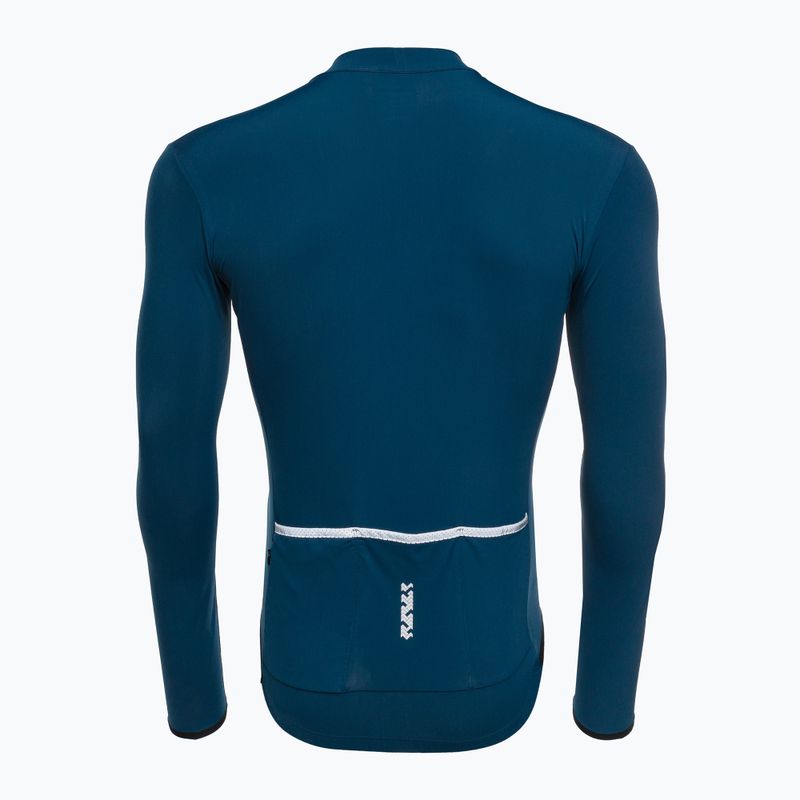 Radtrikot Herren Shimano Vertex Thermal LS Jersey blau PCWJSPWUE13MD275 2