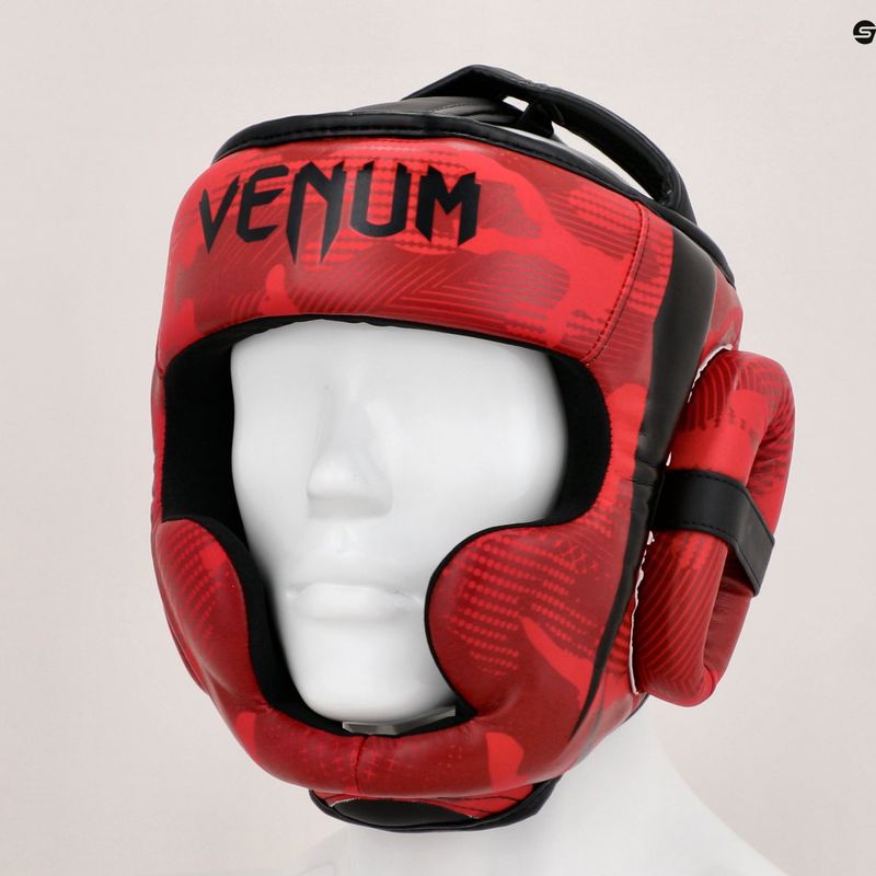 Venum Elite rot camo Boxen Helm 13