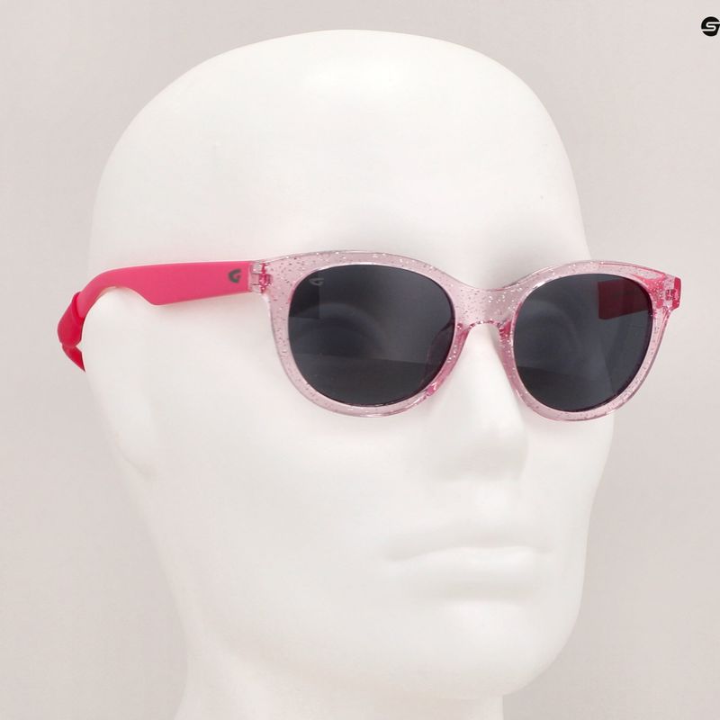 GOG Nelia junior kristallrosa/rosa/rauch Sonnenbrille E977-2P 10