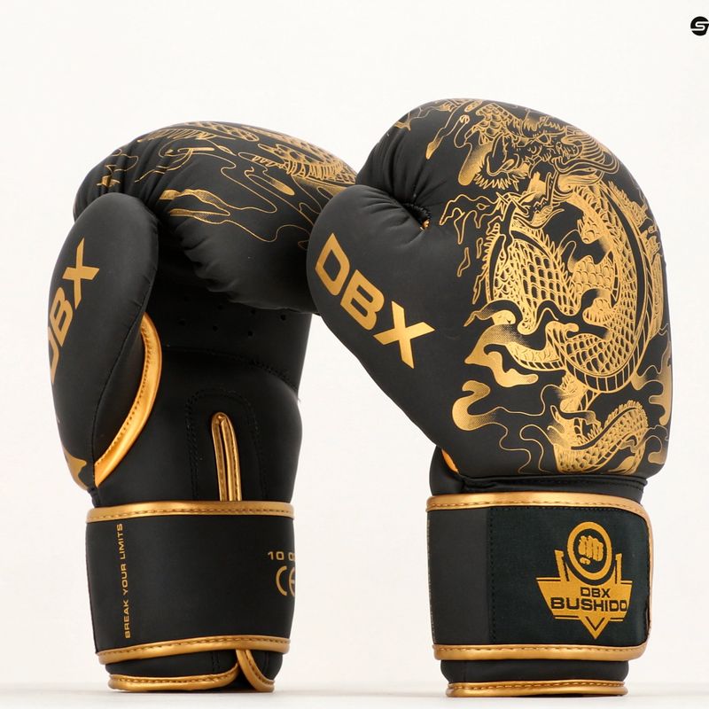 DBX BUSHIDO "Gold Dragon" Boxhandschuhe gold/schwarz 10