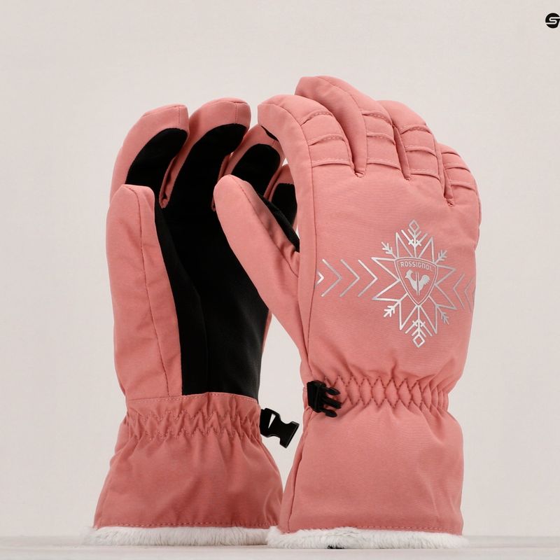 Rossignol Damen Skihandschuhe Perfy G cooper rosa 8