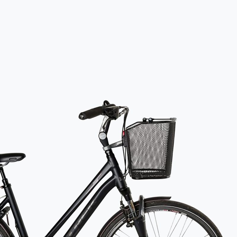 FastRider Beemster Front Bike Basket Fast Lock 15 l schwarz 2