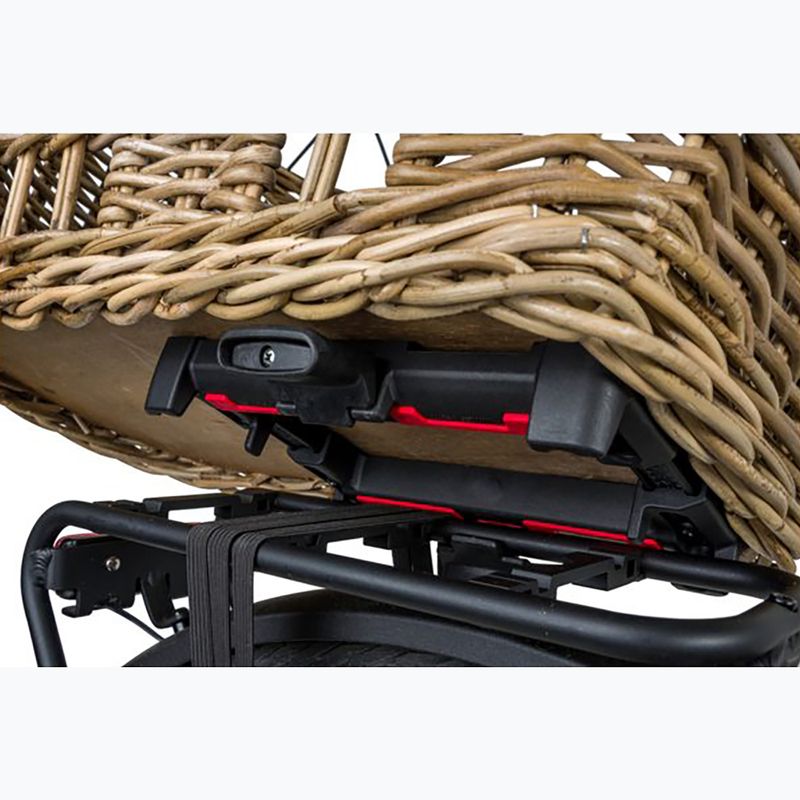 FastRider Jale Rattan Hund hinten Fahrradkorb Klickfix 57 l naturel 11