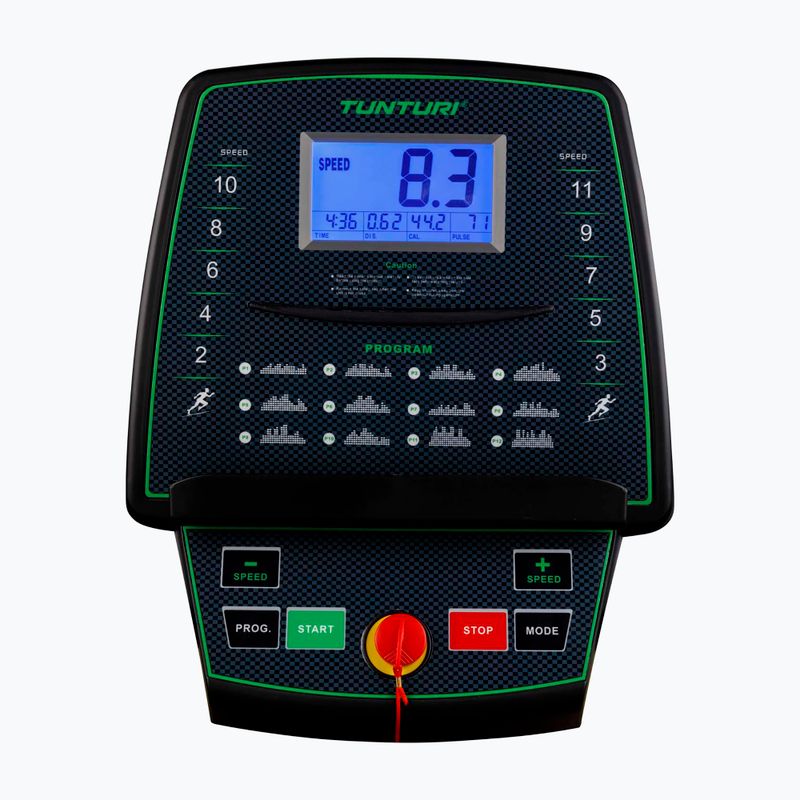 Tunturi Cardio Fit T30 schwarzes elektrisches Laufband 4