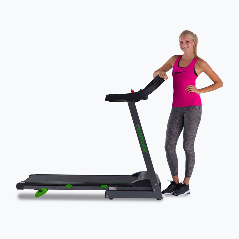 Tunturi Cardio Fit T30 schwarzes elektrisches Laufband 10