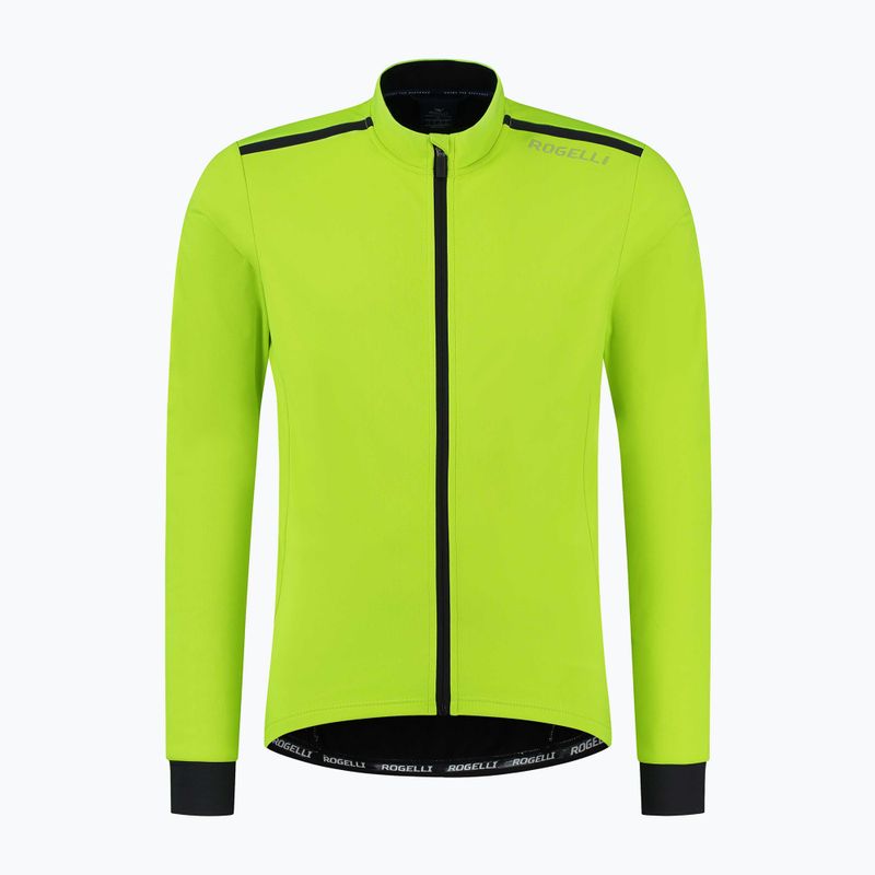 Herren Fahrradjacke Rogelli Pesaro 2.0 fluorescent yellow/black 4