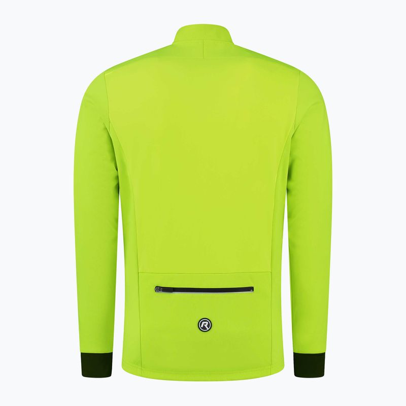 Herren Fahrradjacke Rogelli Pesaro 2.0 fluorescent yellow/black 5
