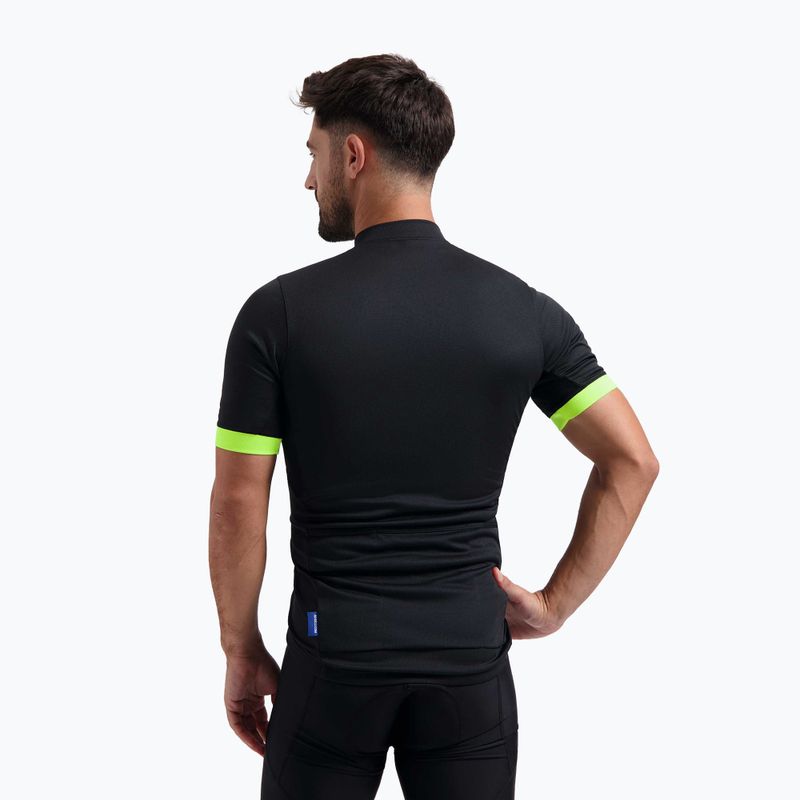 Fahrradtrikot Herren Rogelli Perugia 2.0 black/fluor 2