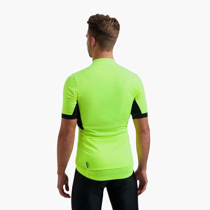 Fahrradtrikot Herren Rogelli Perugia 2.0 fluor/black 2