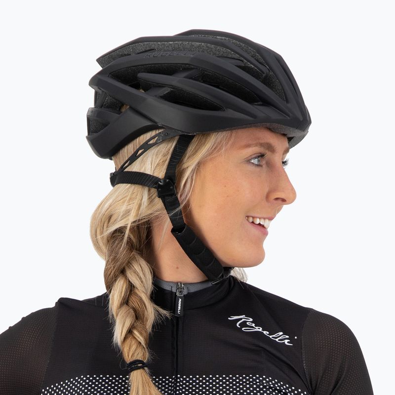 Rogelli Tecta schwarzer Fahrradhelm 14