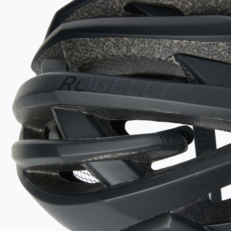 Rogelli Tecta schwarzer Fahrradhelm 7