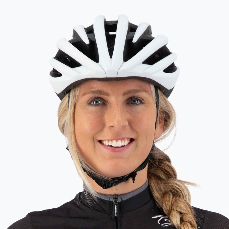 Rogelli Tecta weiß/schwarz Fahrradhelm 5