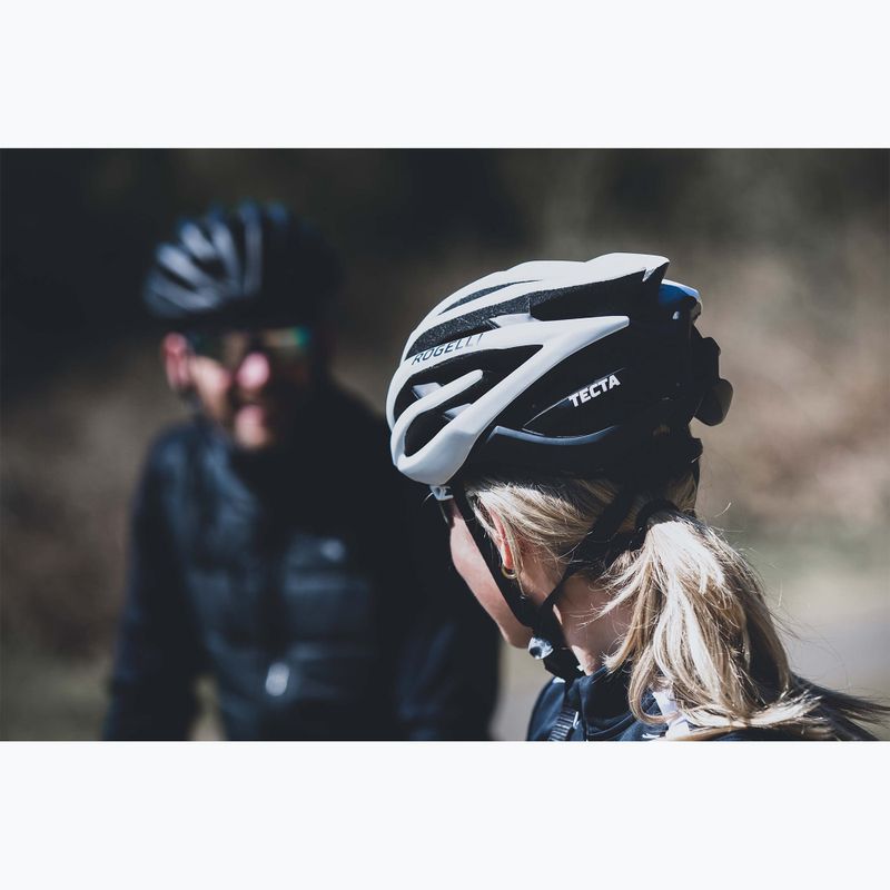 Rogelli Tecta weiß/schwarz Fahrradhelm 10