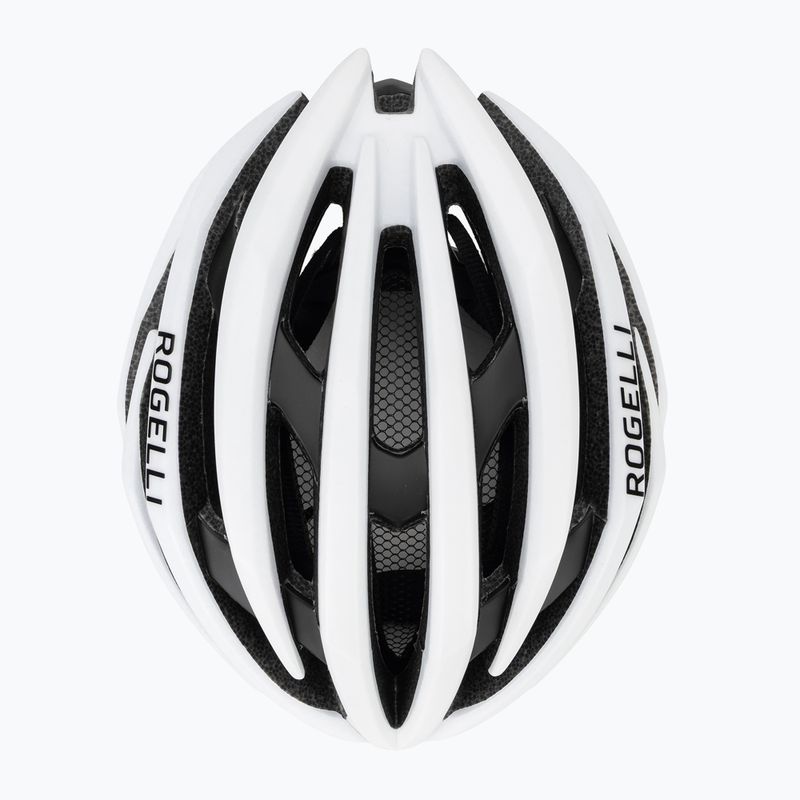 Rogelli Tecta weiß/schwarz Fahrradhelm 6