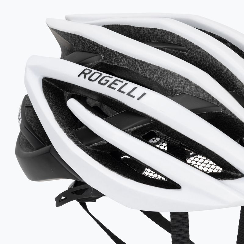 Rogelli Tecta weiß/schwarz Fahrradhelm 8