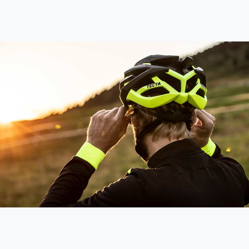 Fahrrad Helm Rogelli Tecta black/fluor 15