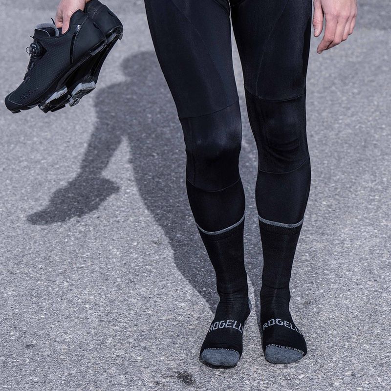 Fahrrad Socken Rogelli Wool Wintersocks black