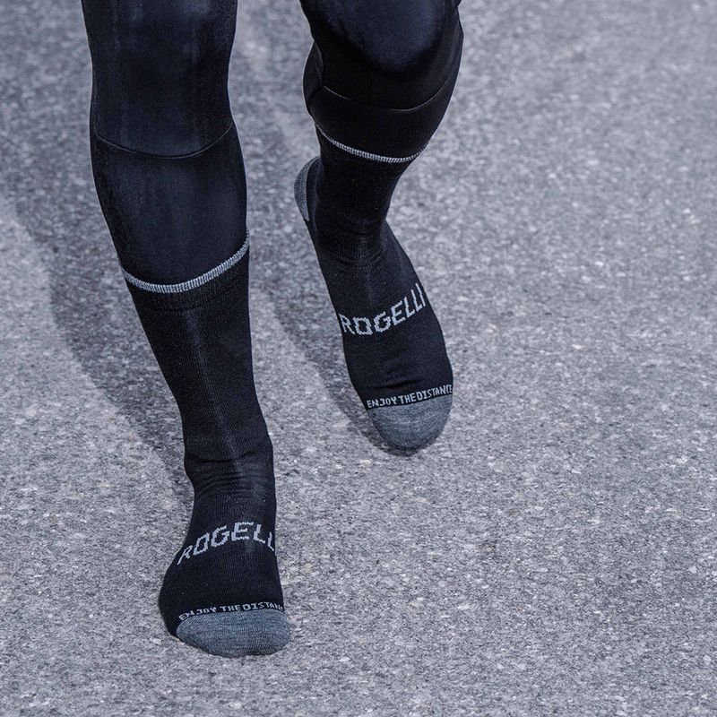 Fahrrad Socken Rogelli Wool Wintersocks black