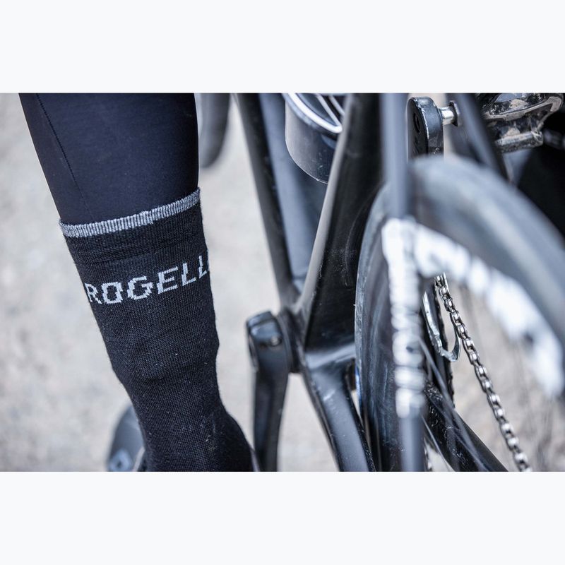 Fahrrad Socken Rogelli Wool Wintersocks black