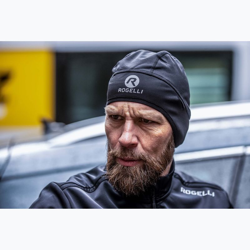 Fahrrad mütze Rogelli Lazio Winter Underhelmet black