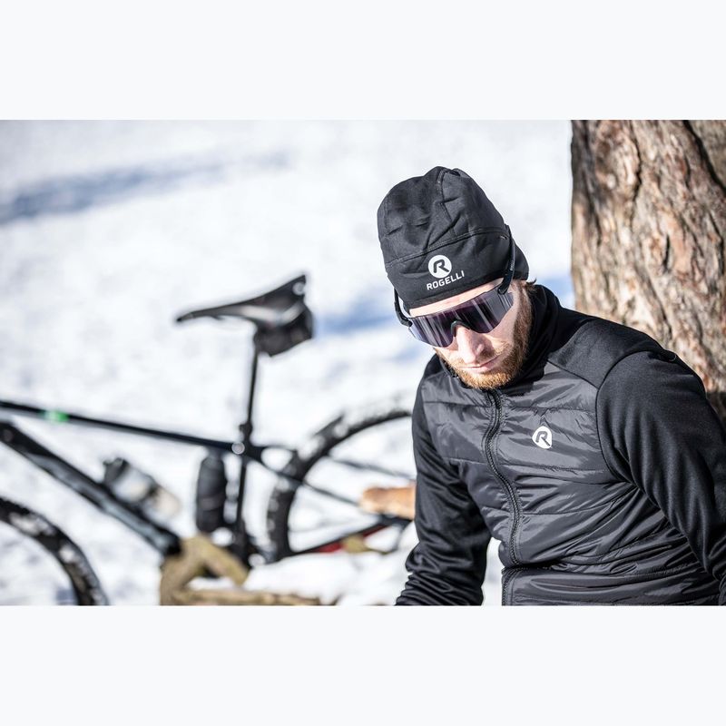 Fahrrad mütze Rogelli Lazio Winter Underhelmet black