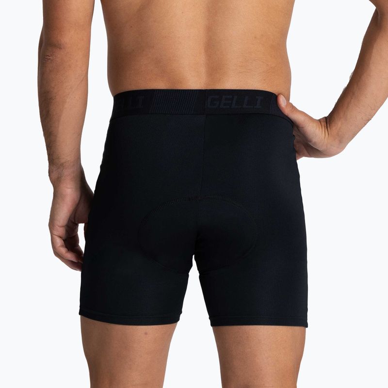 Fahrradunterhosen Herren Rogelli Boxer black 4