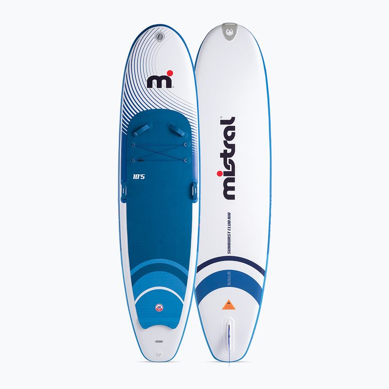 SUP Mistral Sunburst Club Air 10'5 blau/weißes Brett 2