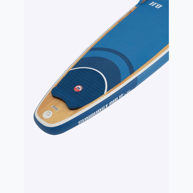 SUP Mistral Sunburst Air 11'0 Holz blau/weißes Brett 8