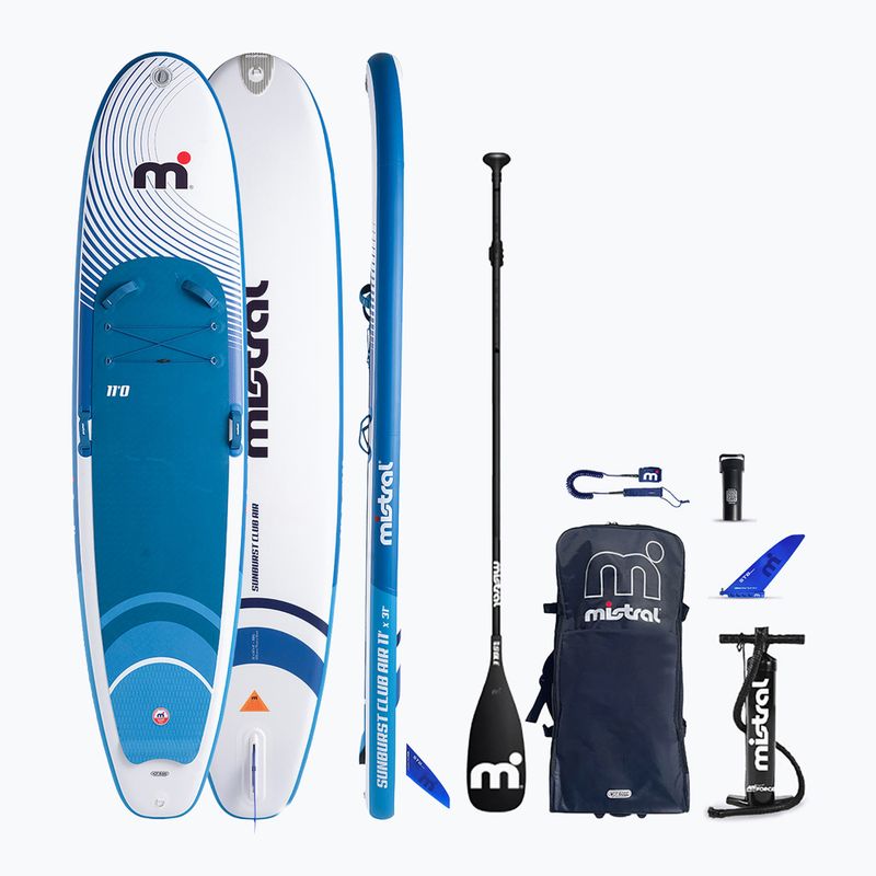 Mistral Sunburst Club Air 11'0 blau/weiss SUP Board