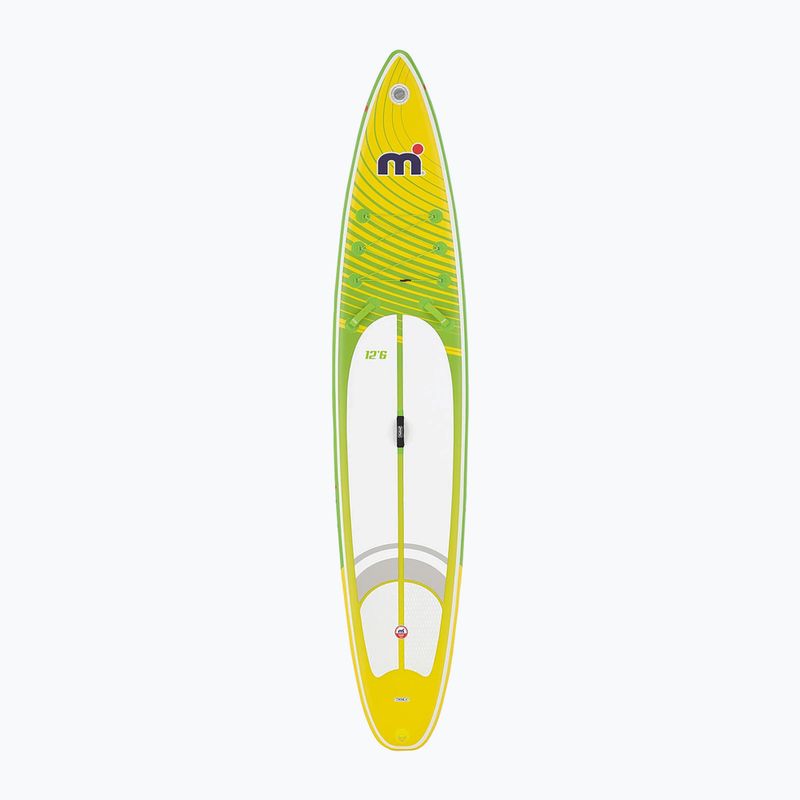 SUP Board Stand up Paddle Board Mistral Adventurist Air 12'6" green/white/yellow 2