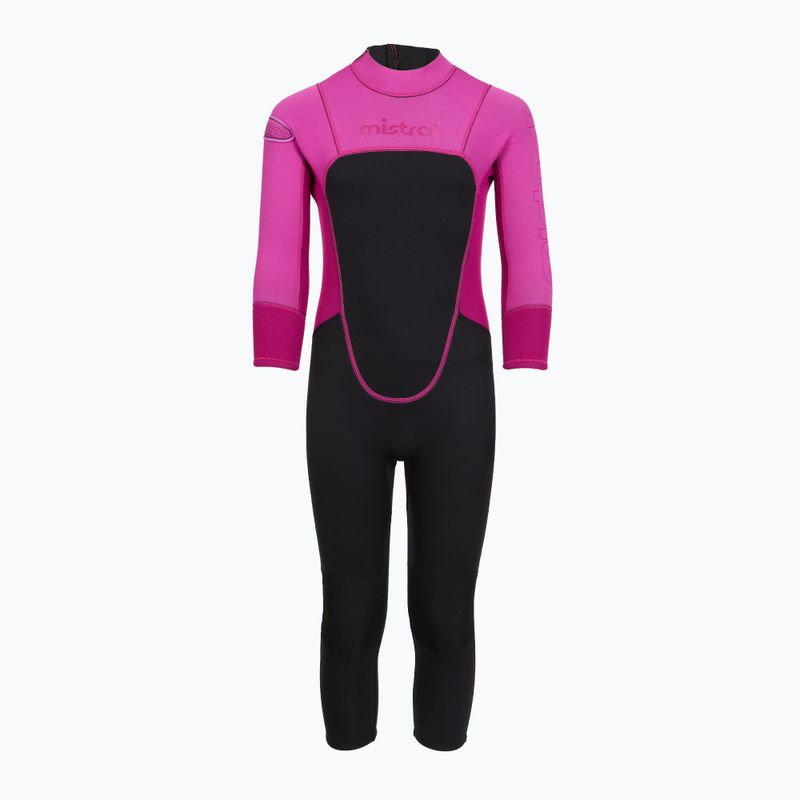 Kinder Schwimm-Neoprenanzug Mistral Breeze 76 2,5/2mm Kids Suit black/pink 2