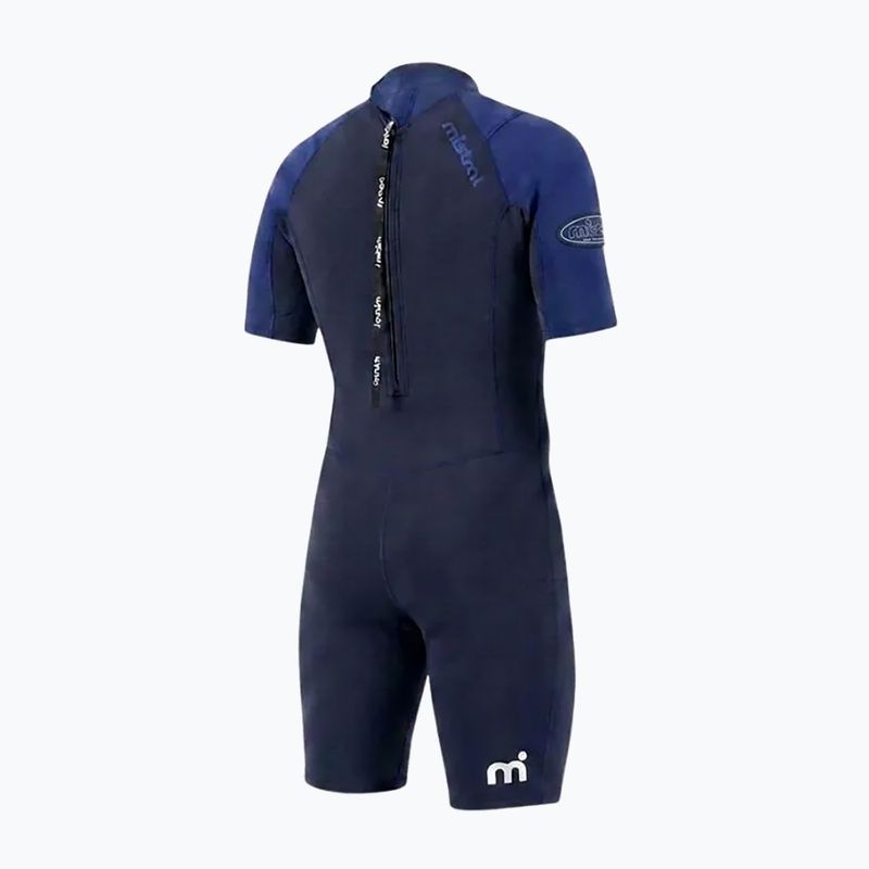 Herren Schwimm-Neoprenanzug Mistral Breeze 76 2,5/2mm Shorty blue 2