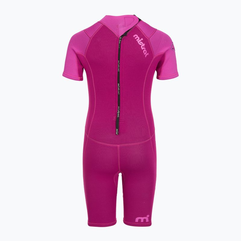 Kinder Schwimm-Neoprenanzug Mistral Breeze 76 2,5/2mm Kids Shorty pink 3