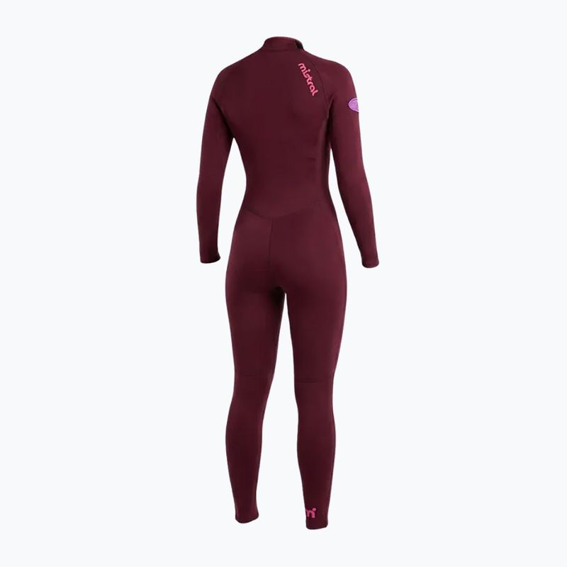 Damen Schwimm-Neoprenanzug Mistral Sirocco 2,5/2mm Ladies Front Zip burgundy 2