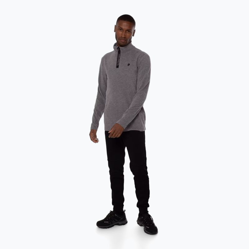 Fleecejacke für Herren Protest Perfectym 1/4 Zip Active dark grey melee 2