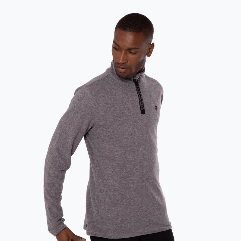 Fleecejacke für Herren Protest Perfectym 1/4 Zip Active dark grey melee 4