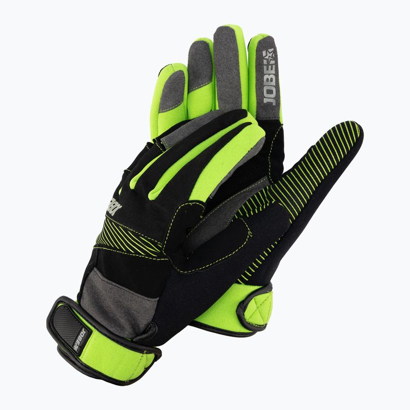 JOBE Suction Herren Wakeboarding Handschuhe schwarz und grün 340021001