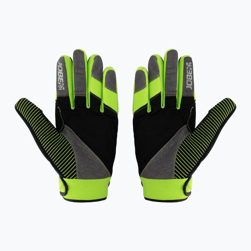 JOBE Suction Herren Wakeboarding Handschuhe schwarz und grün 340021001 2