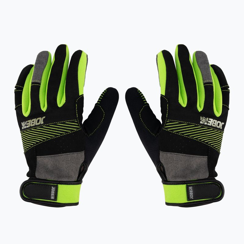 JOBE Suction Herren Wakeboarding Handschuhe schwarz und grün 340021001 3
